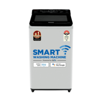 Panasonic 7 kg 5 Star Fully Automatic Top Load Washing Machine (NA-F70AH10MB, In-built Heater, Middle Free Silver)