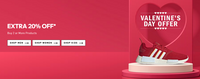  Adidas Valentine's Day Offer: Upto 50% Off + Extra 20% off