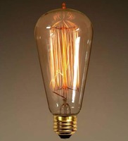 Inky 40 Watts E27 Holder Filament Bulb, By Imperial Glass Emporium