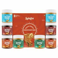 Spinito Peanut Butter Discovery Box (100g x 8Jars) | Natural, Regular, Chocolate, Dark Chocolate (Creamy and Crunchy) | Assorted Jars