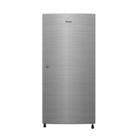 Haier 190 Litres 5 Star Direct Cool Single Door Refrigerator with Diamond Edge Freezing Technology (HRD-2105BIS-P, Inox Steel)