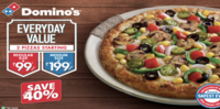 Domino's - 33% off upto 300 and 150 off on 299 (New users) 