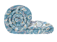 Story@Home Microfiber Comforter Single Bed| Ac Blanket Comforter | Soft Light-Weight Bed Blanket, 1 Fusion Reversible Single Comforter | Dusty Blue|180 Gsm | 150 Cm X 225 Cm