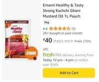 Amazon Fresh- Huge loot upto 80% off [Location specific, Delhi] available.