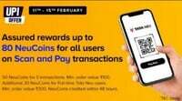 Tata Neu - UPI Scan & Pay Offer 50-80 Neucoins for all users