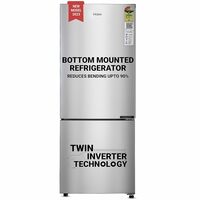 Haier 237L 3 Star Double Door Bottom Mount Refrigerator