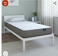 Doctor Dreams by Nilkamal Lite Dual Comfort 5 Inch Mattress, Soft and Firm Sides to Provide Plush Feel on one Side and Support on Other, Single Size Superior PU Foam Mattress (72x36x5, Black & White)