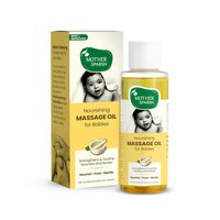 Mother Sparsh Nourishing Baby Massage Oil -100ml | With Almond & Avocado Oil | Non Sticky & Moisturizing Baby Oil for New Born