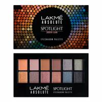 Lakmé Absolute Spotlight Eye Shadow Palette, Smokin Glam, 12 g