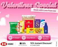 Flipkart Grocery - Extra 10% off on Order Above Rs 3000 + Bank Offers (250 off using HSBC card) [Location Specific]