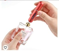 RICAMZI Portable Mini Perfume Refillable Atomizer Container, Portable Perfume Spray Bottle, Travel Perfume Scent Pump Case Fragrance Empty Spray Bottle for Traveling and Outgoing (5 ml) (1) 