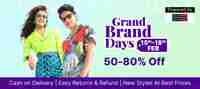 Flipkart Grand Brand Days Up To 80% Off [15-18 Feb]