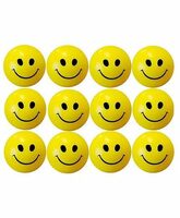 Smiley Soft Ball for Kids and Adults, a Stress Relief Toy, Non Toxic Toy for Kids and Adults(Pack of 12)