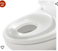 PFB Potty Toilet Seat for Baby Kids Boys and Girls Potty Training, Non-Slip Grip with Splash Guard, Fits All Types of Western Toilets with Storage Hook 