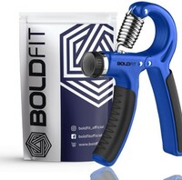 Boldfit Adjustable Hand Grip Strengthener, Hand Gripper for Men & Women for Gym Workout Hand Exercise Equipment to Use in Home for Forearm Exercise Finger Exercise Power Gripper