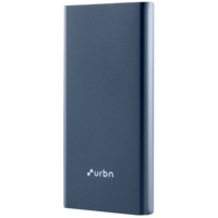URBN 10000 mAh 20W Fast Charging Power Bank (1 Micro USB Type B, 1 Type C & 2 Type A Ports, Metal Casing, LED Charging Indicator, Blue)