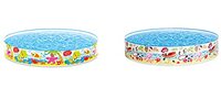Intex My Beach Day Snapset Pool, Multi Color (1.52mx25cm)
