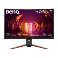 BenQ MOBIUZ 81 cm (31.5 inch) QHD VA Panel LED Bezel-Less Height Adjustable Gaming Monitor with Flicker-Free Technology