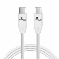 Kratos Fast Charging & High Speed Data Transfer Type C to Type C cable for Smartphones, tablets, laptops and Type C devices, PD Charging Cable, 1 M