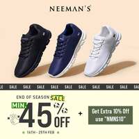 Neeman's End Of Season Sale- Min 45% Off +Extra 10% Off