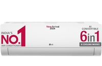 LG 1 Ton 4 Star DUAL Inverter Split AC (Copper, AI Convertible 6-in-1 Cooling, 4 Way Swing, HD Filter with Anti-Virus Protection, 2024 Model, TS-Q13JNYE, White) 