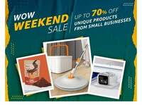 WOW Weekend Sale-  Unique Products Upto 70% Off Small Business