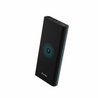 URBN 10000 mAh 15W Li-Polymer Premium Black Edition Wireless Power Bank | 22.5W Fast Charging | Type C Power Delivery (1 Input, 3 Output) | Made in India| Free Type C Cable (Black)