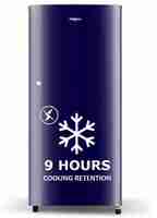 Whirlpool 184 L Direct Cool Single Door 2 Star Refrigerator (Solid Blue / Blue, 205 WDE CLS 2S SAPPHIRE BLUE-Z)