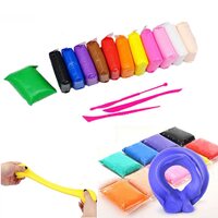 VGRASSP Super Light DIY Pack of 24 Air Dry Clay with 3 Tools Soft Creative Colorful Playing Clay Art & Craft Dry Clay Fun Toy Kit Children Educational Toy for Crafts Stress Relief Mud Toy for Kids