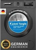 BOSCH 7 kg with Steam Fully Automatic Front Load Washing Machine with In-built Heater Black, Grey