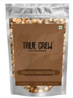 TRUE CREW Roasted Garlic Chana, Guilt free Snacking  (2 x 100 g)