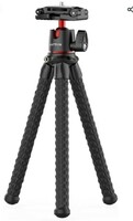 Yantralay YT-11 Flexible Gorillapod Vlogging Tripod with 360° Ball Head,Phone Holder & Cold Shoe Mount Compatible with Canon/Nikon/Sony/Hero & Other Action Cameras Mobiles,Vlogging Accessories 