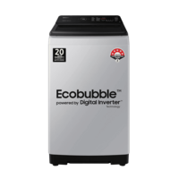 SAMSUNG 8 Kg 5 Star Inverter Fully Automatic Top Load Washing Machine (WA80BG4545BYTL, Ecobubble Technology, Lavender Grey)