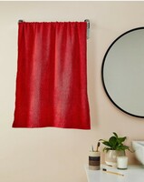 Amazon Brand - Solimo 100% Cotton Bath Towel | Pack of 1 | Extra Large Size | 340 GSM (Red)
