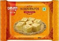 Grocery - Delish by Flipkart Soan Papdi with Almonds, Pistachio, Elaichi Pouch  (200 g) [ minimum 2 qty]