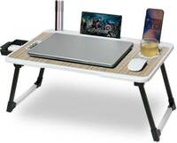 kitchoff Wood Portable Laptop Table  (Finish Color - MULTICOLOUR)