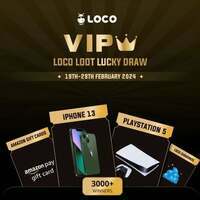 LOCO Lucky Draw Contest [ Become VIP And Participate ]