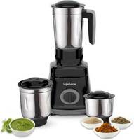 Lifelong LLMG76 Bolt 750 Mixer Grinder (3 Jars, Black)