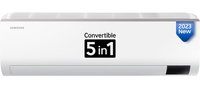 Samsung 1.5 Ton 3 Star Inverter Split AC (Copper, Convertible 5-in-1 Cooling Mode, Easy Filter Plus (Anti-Bacteria), 2023 Model AR18CYLZABE White)