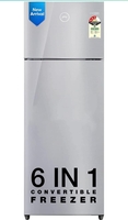 Godrej 223 L 3 Star Convertible Freezer 6-In-1, Nano Shield Technology, Inverter Frost Free Double Door Refrigerator(2023 Model, RT EONVALOR 260C RCIF ST RH, Steel Rush)