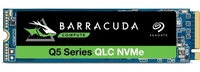 Seagate Barracuda Q5 SSD 500GB up to 2400 MB/s - Internal M.2 NVMe PCIe Gen3 ×4, 3D QLC for Desktop or Laptop, 1-Year Rescue Services (ZP500CV3A001)