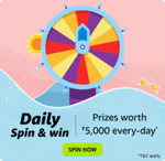 Amazon  Daily Spin and Win 21st February 