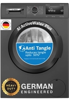 BOSCH 7 kg with Steam Fully Automatic Front Load Washing Machine with In-built Heater Black, Grey on Flipkart