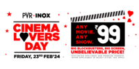 Cinema Lovers Day - Pvr & Inox Movie @ 99 on 23rd Feb