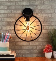 Bezalel Black Metal Novelty Wall Light