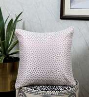 White Velvet Abstract 16x16 inches Cushion Covers (1 Pc)