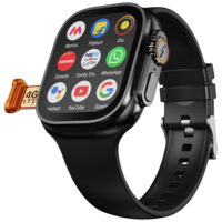 FIRE-BOLTT Oracle Wi-Fi+4G SIM Android OS Wristphone (49mm Display, In Built GPS, Eclipse Flex Strap) 