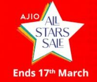 Ajio All Stars Sale 50-90% Off on Top Brands & Styles + 10% Bank Offer