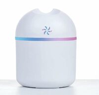 Holyzon USB Operated Auto Shut-Off Wind Humidifier (250 ML, White)