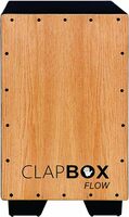Clapbox Cajon CB02 Flow -Black, Oak Wood (H:50 W:30 L:30) - 3 Internal Snares